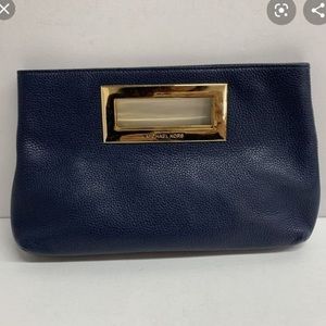 Michael Kors Berkeley pebble grain leather clutch